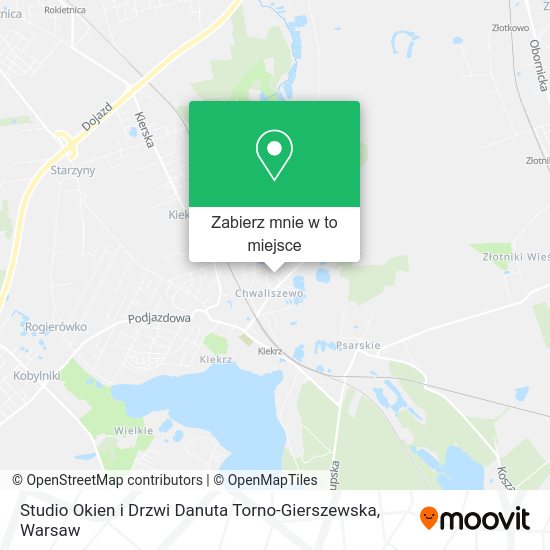 Mapa Studio Okien i Drzwi Danuta Torno-Gierszewska