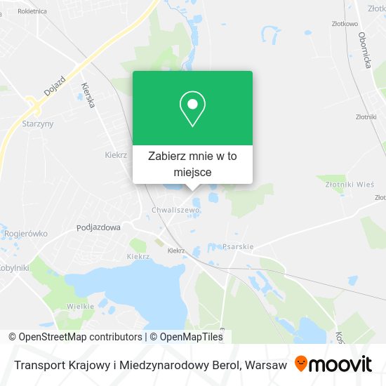 Mapa Transport Krajowy i Miedzynarodowy Berol