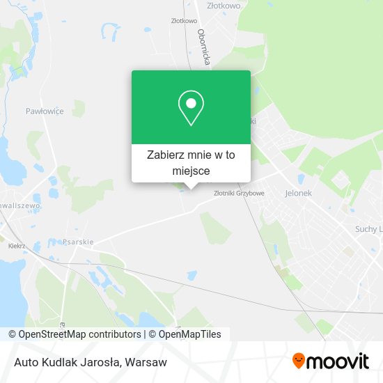 Mapa Auto Kudlak Jarosła