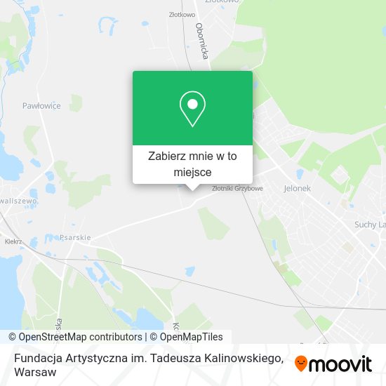 Mapa Fundacja Artystyczna im. Tadeusza Kalinowskiego