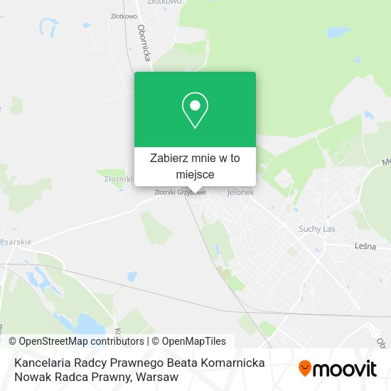 Mapa Kancelaria Radcy Prawnego Beata Komarnicka Nowak Radca Prawny