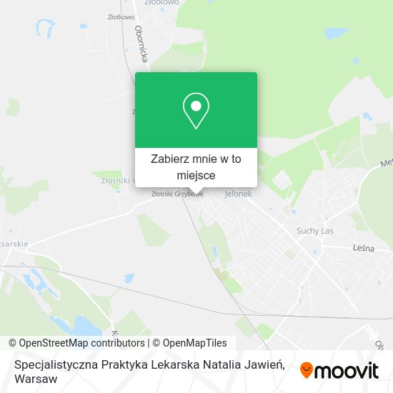 Mapa Specjalistyczna Praktyka Lekarska Natalia Jawień