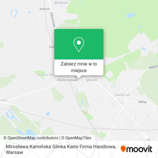 Mapa Mirosława Kamińska Glinka Kami Firma Handlowa