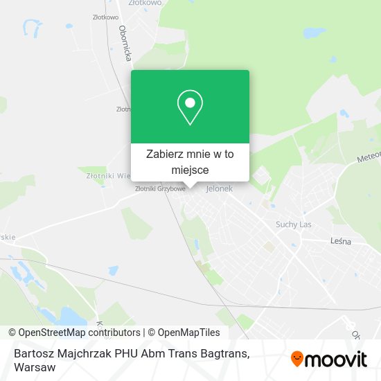 Mapa Bartosz Majchrzak PHU Abm Trans Bagtrans