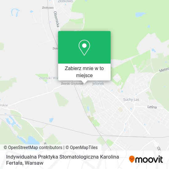 Mapa Indywidualna Praktyka Stomatologiczna Karolina Fertała