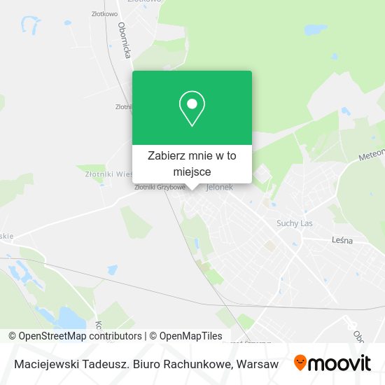 Mapa Maciejewski Tadeusz. Biuro Rachunkowe