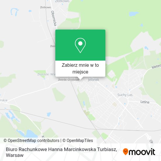 Mapa Biuro Rachunkowe Hanna Marcinkowska Turbiasz