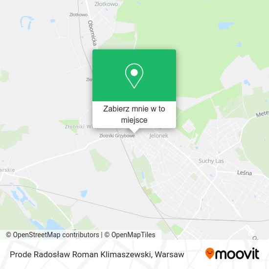 Mapa Prode Radosław Roman Klimaszewski