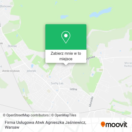 Mapa Firma Usługowa Atwk Agnieszka Jaśniewicz