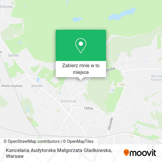 Mapa Kancelaria Audytorska Małgorzata Gładkowska