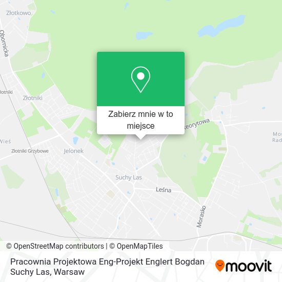 Mapa Pracownia Projektowa Eng-Projekt Englert Bogdan Suchy Las