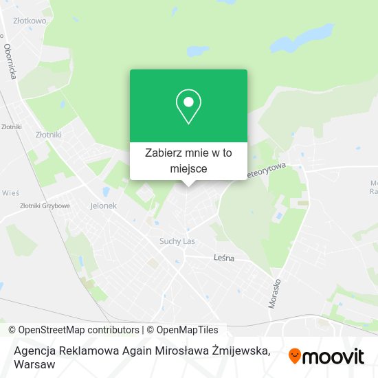 Mapa Agencja Reklamowa Again Mirosława Żmijewska