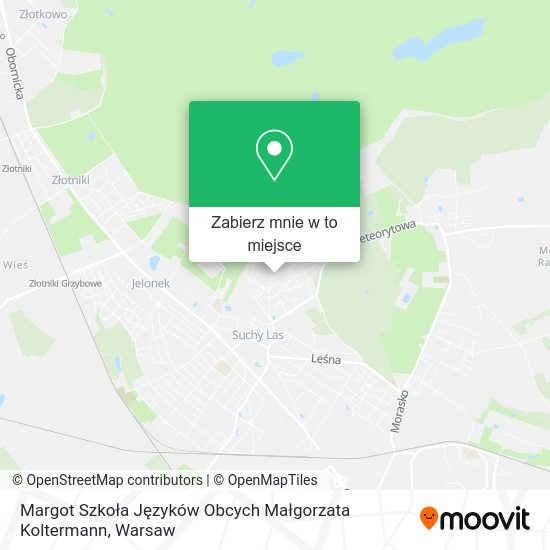 Mapa Margot Szkoła Języków Obcych Małgorzata Koltermann