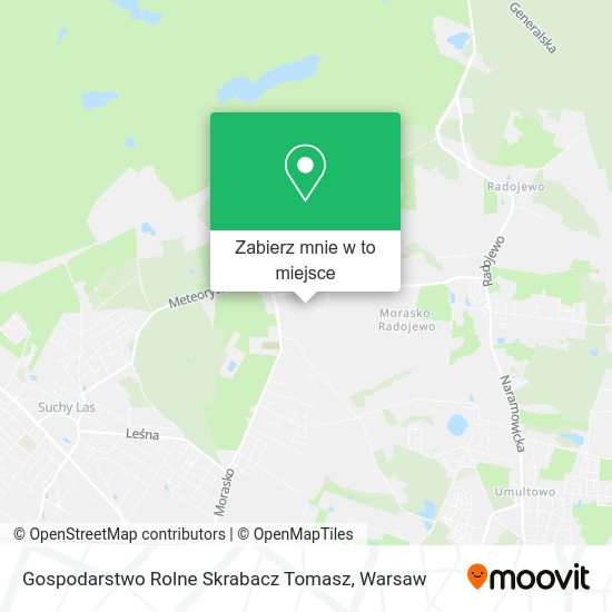 Mapa Gospodarstwo Rolne Skrabacz Tomasz