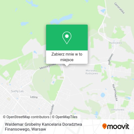 Mapa Waldemar Grobelny Kancelaria Doradztwa Finansowego