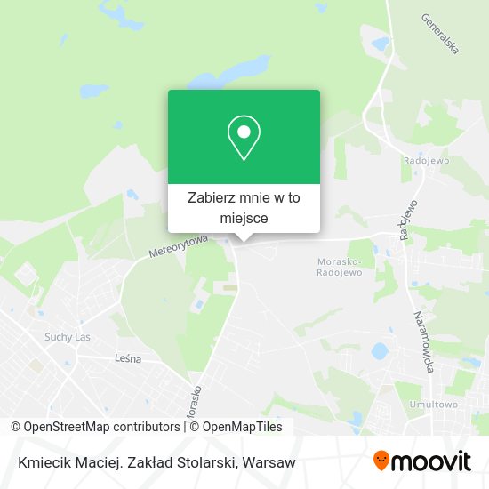 Mapa Kmiecik Maciej. Zakład Stolarski