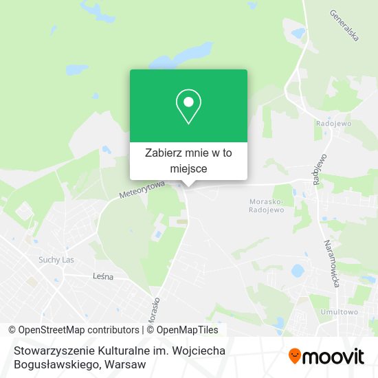 Mapa Stowarzyszenie Kulturalne im. Wojciecha Bogusławskiego