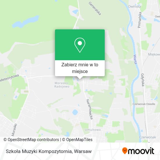 Mapa Szkoła Muzyki Kompozytornia