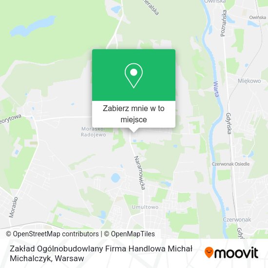 Mapa Zakład Ogólnobudowlany Firma Handlowa Michał Michalczyk