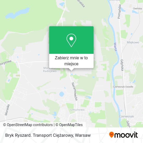 Mapa Bryk Ryszard. Transport Ciężarowy