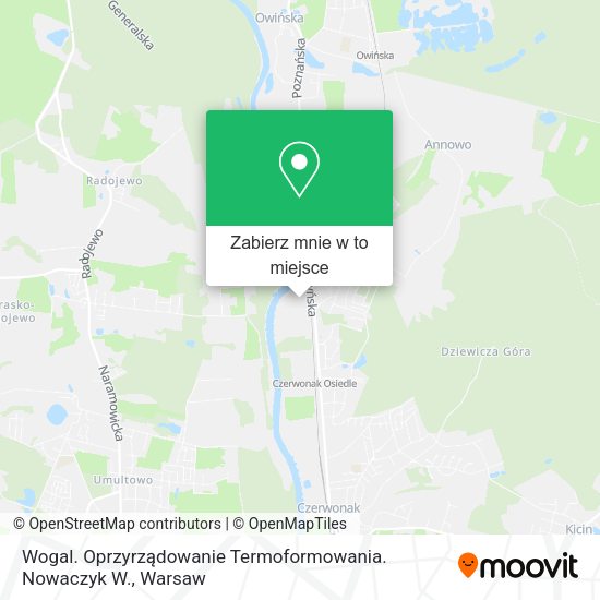 Mapa Wogal. Oprzyrządowanie Termoformowania. Nowaczyk W.