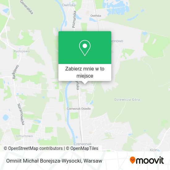 Mapa Omniit Michał Borejsza-Wysocki