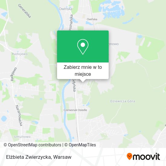 Mapa Elżbieta Zwierzycka