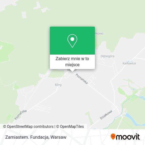 Mapa Zamiastem. Fundacja