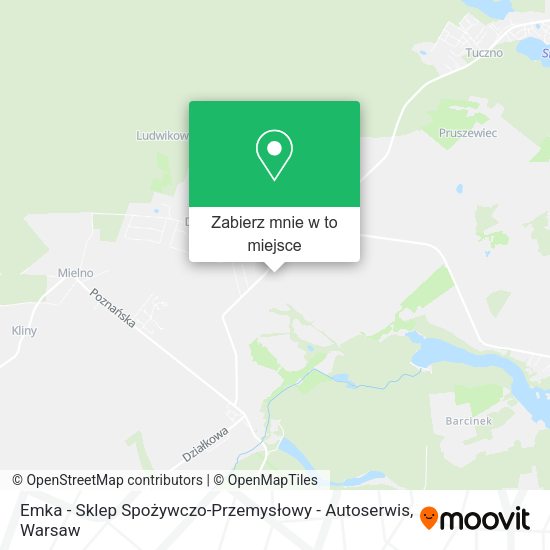 Mapa Emka - Sklep Spożywczo-Przemysłowy - Autoserwis