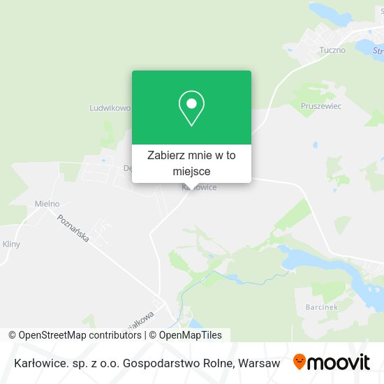 Mapa Karłowice. sp. z o.o. Gospodarstwo Rolne