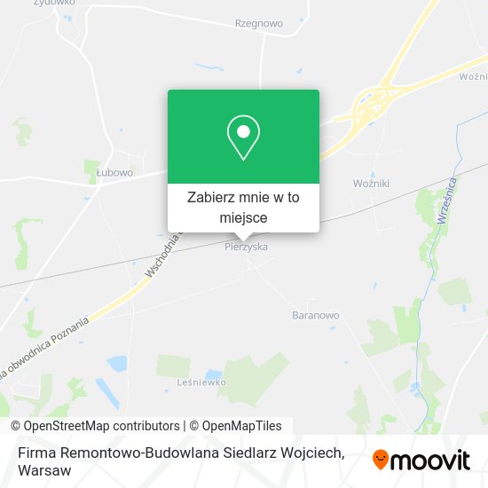 Mapa Firma Remontowo-Budowlana Siedlarz Wojciech