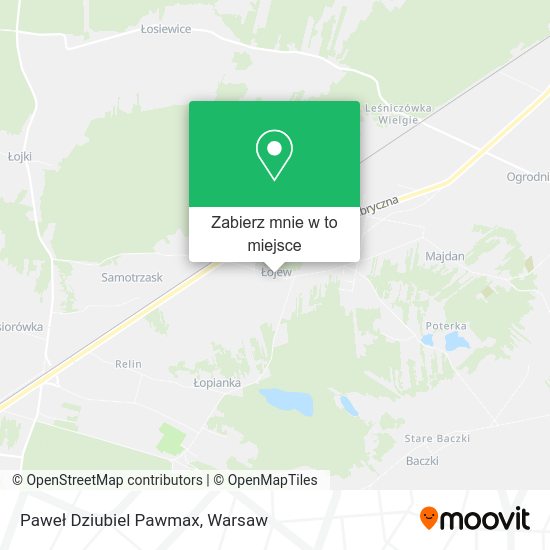 Mapa Paweł Dziubiel Pawmax