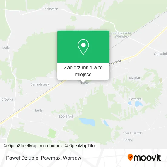 Mapa Paweł Dziubiel Pawmax