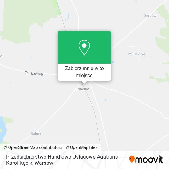 Mapa Przedsiębiorstwo Handlowo Usługowe Agatrans Karol Kęcik