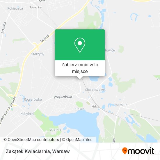 Mapa Zakątek Kwiaciarnia