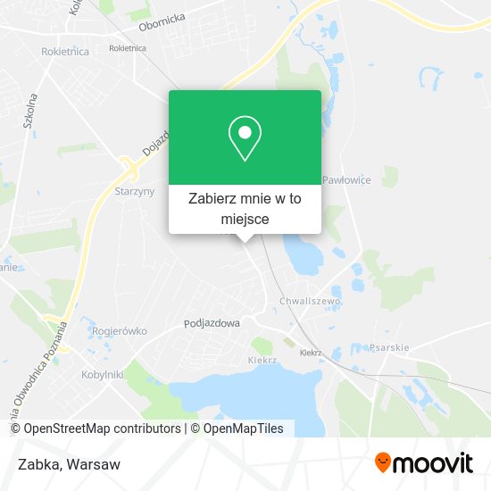 Mapa Zabka