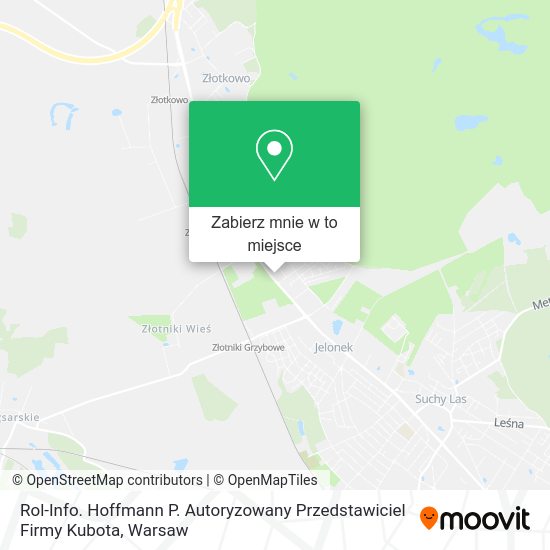 Mapa Rol-Info. Hoffmann P. Autoryzowany Przedstawiciel Firmy Kubota