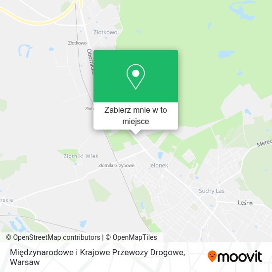 Mapa Międzynarodowe i Krajowe Przewozy Drogowe