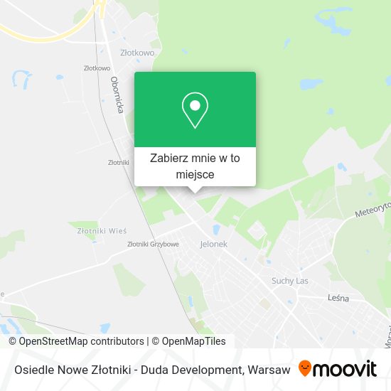 Mapa Osiedle Nowe Złotniki - Duda Development