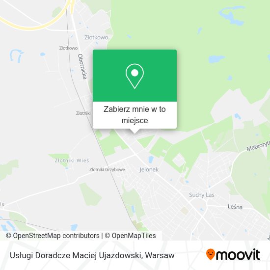 Mapa Usługi Doradcze Maciej Ujazdowski