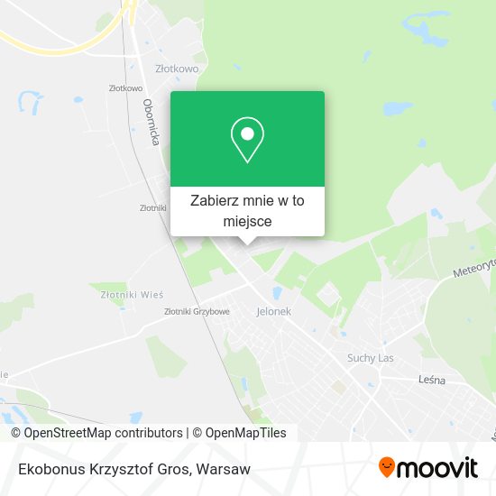 Mapa Ekobonus Krzysztof Gros