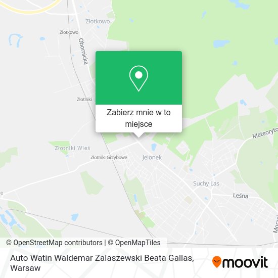 Mapa Auto Watin Waldemar Zalaszewski Beata Gallas