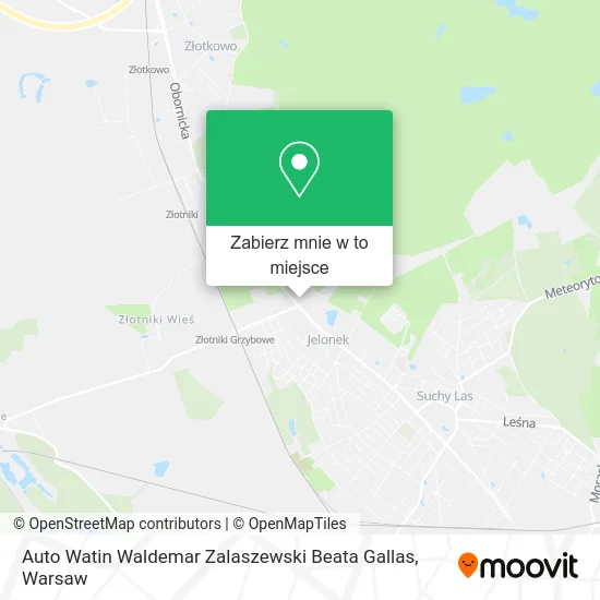 Mapa Auto Watin Waldemar Zalaszewski Beata Gallas