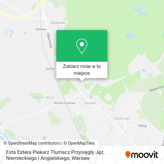 Mapa Esta Estera Piekarz Tłumacz Przysięgły Jęz. Niemieckiego i Angielskiego