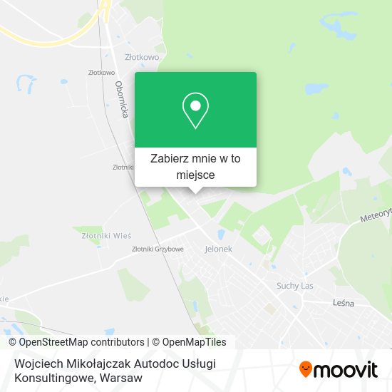 Mapa Wojciech Mikołajczak Autodoc Usługi Konsultingowe