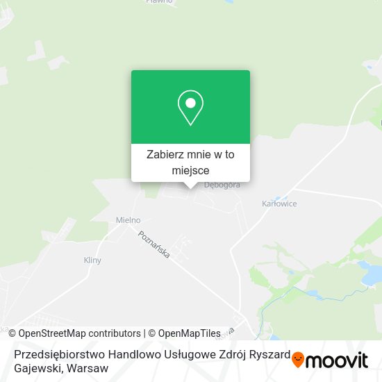 Mapa Przedsiębiorstwo Handlowo Usługowe Zdrój Ryszard Gajewski