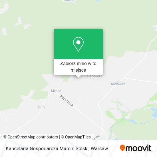 Mapa Kancelaria Gospodarcza Marcin Solski