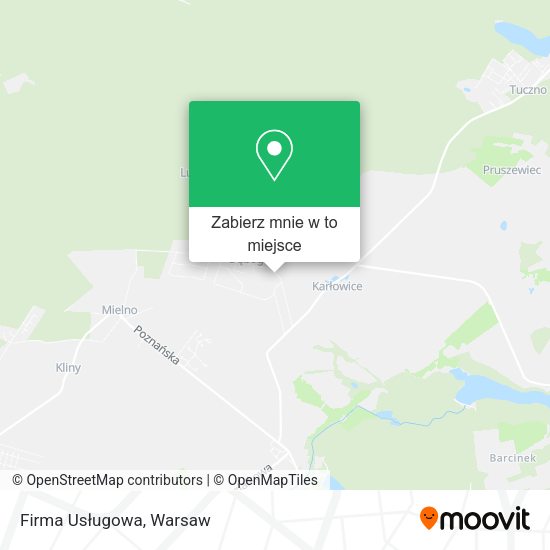 Mapa Firma Usługowa