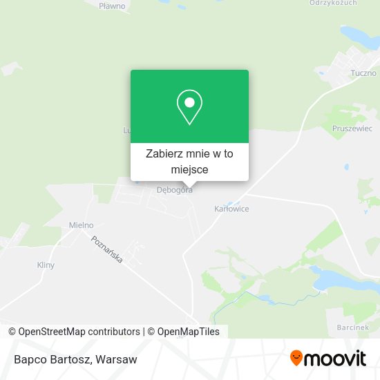 Mapa Bapco Bartosz