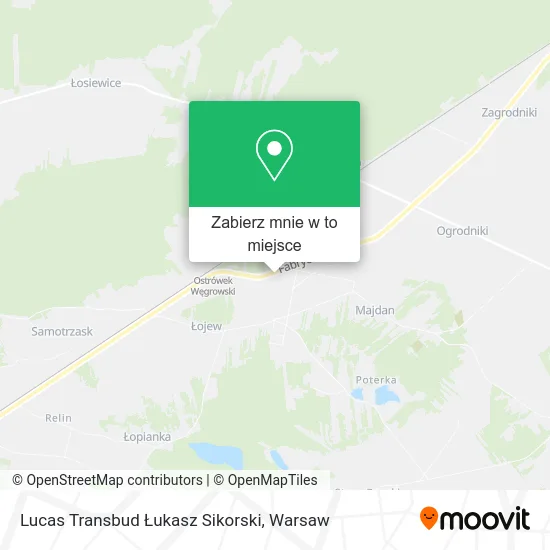Mapa Lucas Transbud Łukasz Sikorski